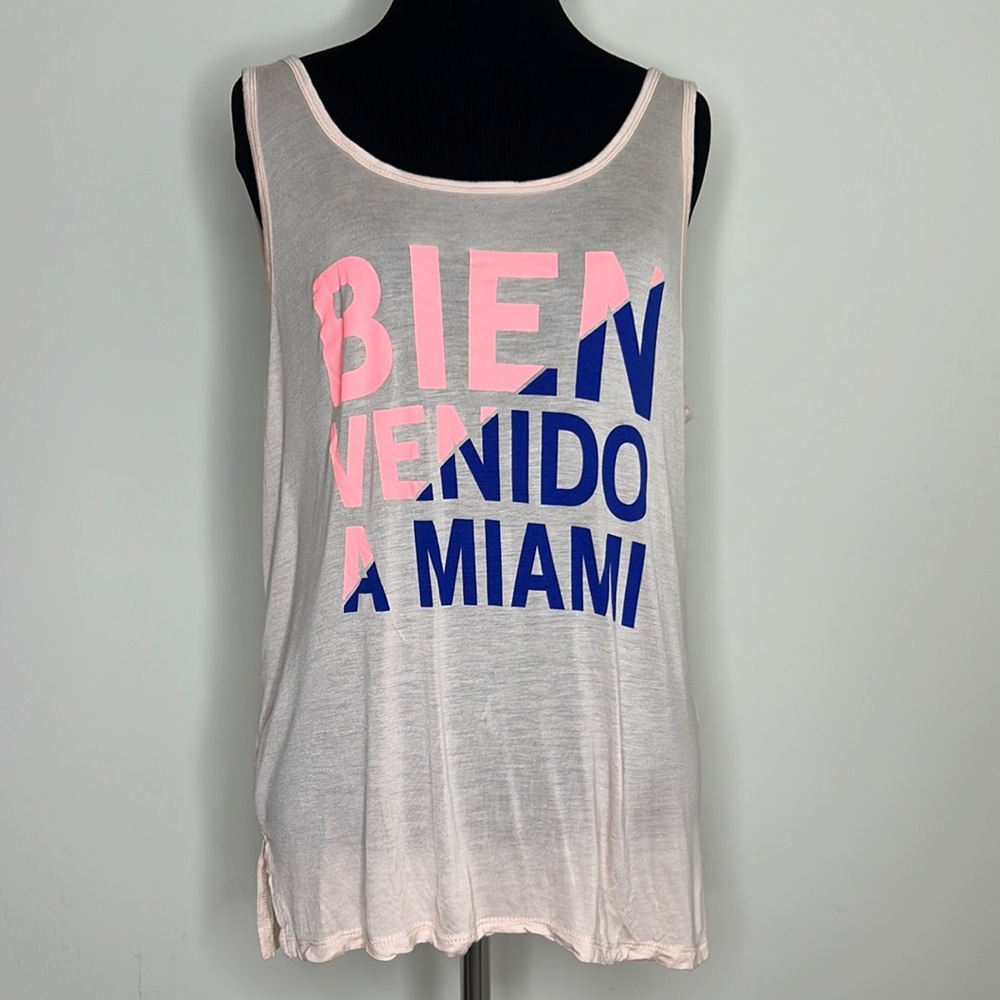 GINATRICOT Swedish Blush Bienvinedo Miami Tank Top M